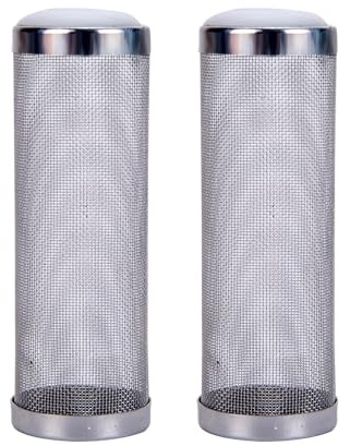 Sewokon 2 Stück 16mm Aquarium Aussenfilter Filterschutz, Aquarium Schutzhülle, Guard Mesh Net Filter, Edelstahlfilter Aquarium Filter, Filternetz Aquarium Filter, Aquarium Filter.