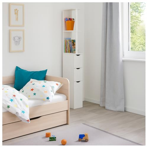 HTI living Raumteilerregal 136 cm Thekla Weiß Beistellschrank Nischenregal