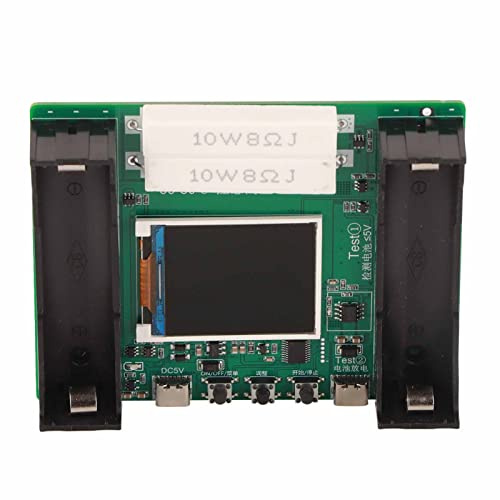 18650 Battery Tester, Battery Internal Resistance Tester 1.77in LCD Display Modes Adjustable Lithium Battery Capacity Tester DC5V Professional Accessories