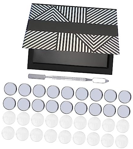 PLAFOPE 1 Satz Make-up-Lidschatten-Box Leeres magnetisches Lidschattenetui Palette mit Lidschatten erröten schaber spatel leere magnetische Lidschattenplatte magnetischer Make-up-Behälter