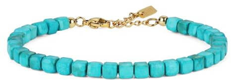 GAVU Frauen Edelstein Perlenarmband für Damen