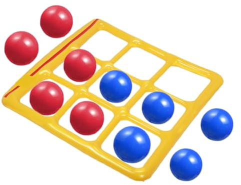 Krmoau Juegos De Piscina - Juegos de Piscina para Adolescentes,Actividades Hinchables con 10 Bolas para Viaje Lago Playa Jardín Familiar