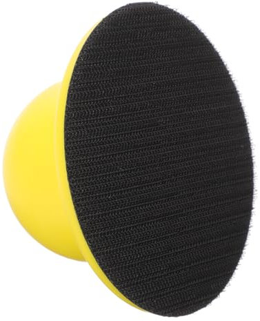SEWACC 4-inch Round Hand Sanding Block Pu Foam Sanding Pad Suitable for Furniture Polishing Automotive Use