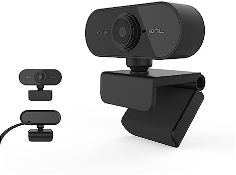 VXDEFP Webcam Mini cámara Web giratoria HD de 1080P for computadora con cámaras de micrófono for cámara de videoconferencia de transmisión en Vivo