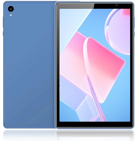 Veidoo Android 15 Tablet, 10.1 inch Tablet with 3GB RAM 64GB ROM, Five-Core Processer, 5G WiFi, 1280x800 IPS FHD Touchscreen, 2MP+5MP Camera, Face Recognition, Eye-Protect Mode (Jewel Blue)