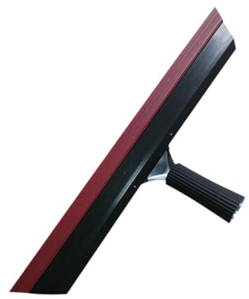 MotiveTech Epoxy Floor Rake, Squeegee with Toothed Spreading Gear, Cement Leveling Tool, Epoxy Urethane, Rubber, Construction D, Flat 36cm