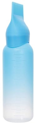 Applicateur de teinture pour cheveux - Bouteille de shampooing applicateur réutilisable de 150 ml | Conteneur de peigne pour cuir chevelu avec échelle graduée pour brosses de teinture au sel