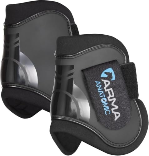 Shires ARMA Fetlock Boots Cob/Full Size Black/Black