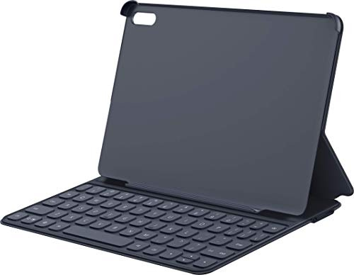 HUAWEI Smart Keyboard (tastiera tedesca QWERTZ) con custodia, ultra sottile, plug & play, grigio scuro (con compatibile MatePad)