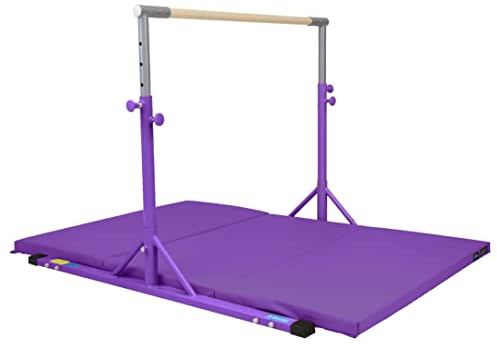 Z Athletic Kip Bar and Folding Gymnastics Mat