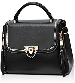 NICOLE & DORIS Damen Handtaschen Klein Tasche Elegante Frauen Umhängetasche Designer Schultertaschen PU Leder Messenger Bag Tragetasche Damen mit Abnehmbar Schultergurt