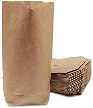 verpacking Kraftpapiertüten 14 x 22 cm Braun mit Kreuzboden 5,5 cm lebensmittelunbedenklich Papiertüten Tüten Kreuzbodenbeutel (25 Stück)