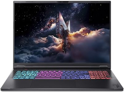 Acer Nitro 18 I PC Portable Gaming 18 FHD I NVIDIA GeForce RTX 5070 I AMD Ryzen AI 9 365 I 32Go RAM I 1To SSD I Windows 11 I Noir I Clavier FR AZERTY I AN18-61-R5SP