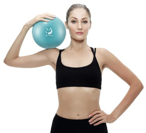 Slim Panda 9 Inch Pilates Ball,23-25cm Exercise Ball for Pilates, Balance, Stability, Workout, Core Training