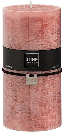 J-Line bougie cylindrique - terracotta - XXL - 140H - 6 pcs