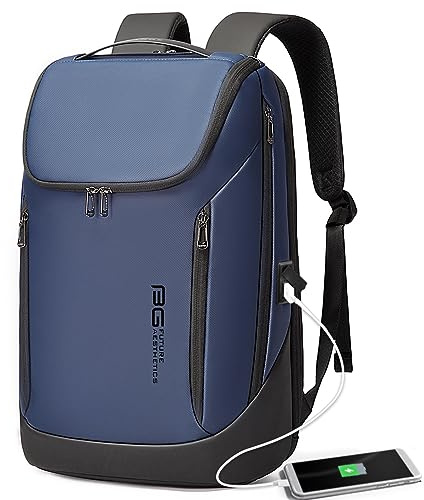 BANGE Business Smart Backpack Waterproof fit 15.6 Inch Laptop Backpack with USB Charging Port,Travel Durable Backpack