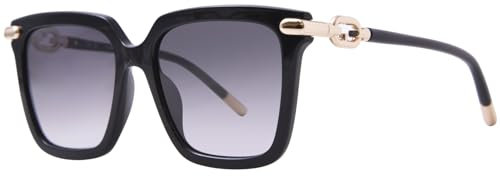 FURLA Sunglasses SFU713 Shiny Black 53/17/140 Damen Brille, schwarz (Shiny Black), 53/17/140
