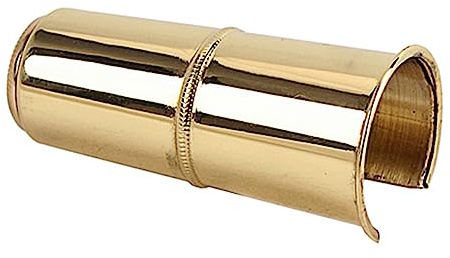 Gold Saxophonkappe Metall C53f 73mm für Altsaxophon | Schutzkappe, Verhindert Staub, Trägt Sich Leicht, Schützt die Schiene