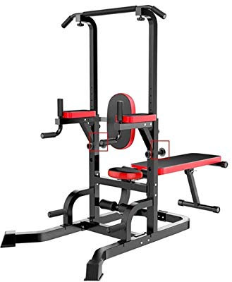 SmPinnaA Hantelbank Utility Workout Bench Power Tower, Multifunktionale Kraftstation Für EIN Abwechslungsreiches Heimtraining