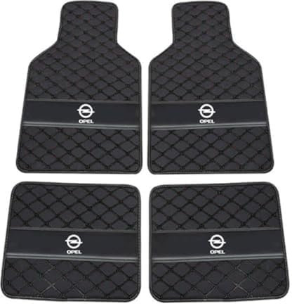 QWEERASS Auto FußMatten, für Opel Corsa F Hatchback 2019-2024 Automatten-Set Allwetter rutschfeste wasserdichte Teppich Set Auto Zubehör LHD,C