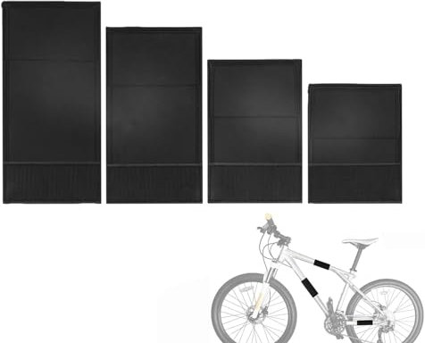Protezione per telaio della bicicletta, mountain bike, protezione antigraffio per bici da corsa, leggere e resistenti alle intemperie, in gomma per proteggere la vostra bicicletta dai graffi