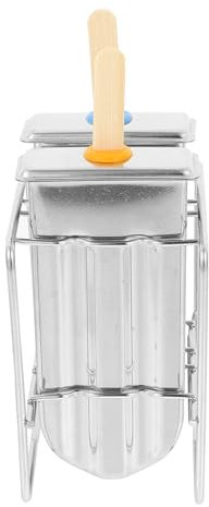 ABOOFAN Molde De Helado De Acero Inoxidable 50 Palitos De Madera Ideal Para Regalar