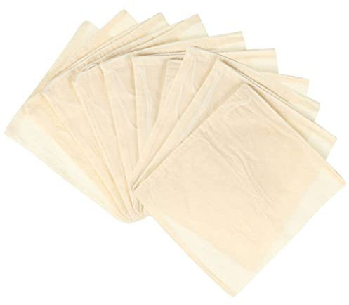 ULTECHNOVO 10piezas Bolsitas De Filtro De Té Para Especias y Sopas Cordón Bolsas De Algodón Vacías Para y Medicamentos Bolsas Para Sopa Colador