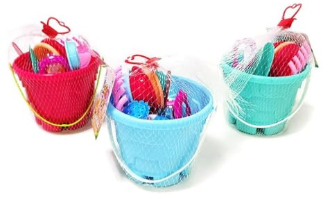THINCAN 9 Pieces Sand Toys Set In Reusable Mesh Bag With Other Tools Kit Macaron Kids Beach Shovel Bucket Shovel For Kids Sandbox