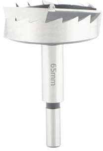 Broca de 6 mm a 85 mm for carpintería, broca autocentrante for sierra de corona, adecuada for herramientas de perforación de madera, plástico y contrachapado.(65mm(2.56in))
