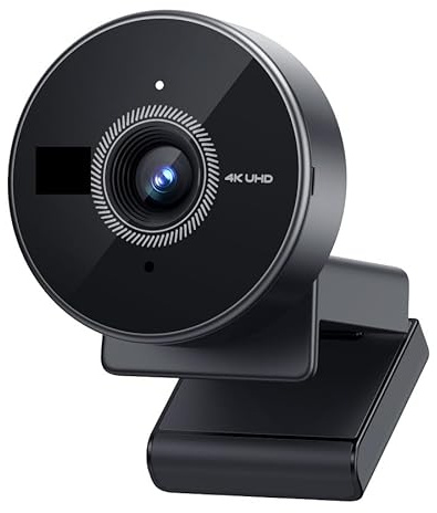 4K Webbkamera 1080P 60fps med Mikrofon Mini USB-kamera for Dator/Stationär/Bärbar Dator EMEET