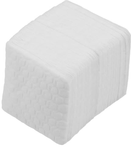 Hohopeti Coussinets Absorbants pour Ongles en Fibre Naturelle Blanche, 500 Pièces, Haute Absorption et Légers, pour Usage Personnel à Domicile ou Soins des Ongles en Déplacement