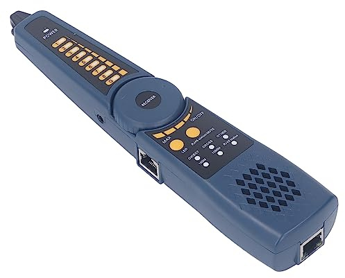 Jeffergarden Wire Tracer Kit Digital Network Cable Tester with RJ45 Ethernet Underground Locator for IPC 9800plus Series ABS Anti-Interference POE Detection Portable Silent Mode