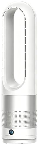 ASEFWEG Ventilatore Senza Pale, 18in Ventilatore Colonna Silenzioso, Ventilatore Da Pavimento Oscillante A 80, Con Timer 8 Ore, Telecomando, EConomia Energica, Per Camera Da Letto, Ufficio
