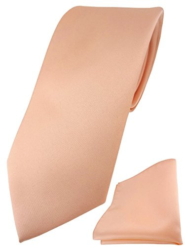 TigerTie Herren Krawatte – Klassische 7,5 cm Krawatte Designer Einstecktuch im einfarbigem Design, ideal für Geschäftstermine, festliche Anlässe und die Freizeit