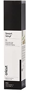 Cricut Smart Vinyl Removable | 1 sheet | 33cm x 6.4m | Black