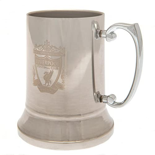 Liverpool FC Stainless Steel Beer Stein (One Size) (Silver)
