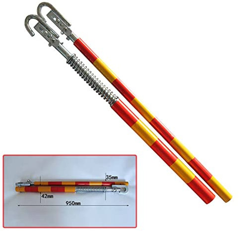 MBROS Abschleppstange, Auto-Abschleppstange, robuste Auto-Bergungs-Abschleppstange, 3 t, 5 t, 8 t, Abschleppwagen-Feder, Sicherheitspuffer, Anti-Heck-Kollisions-Notausfall