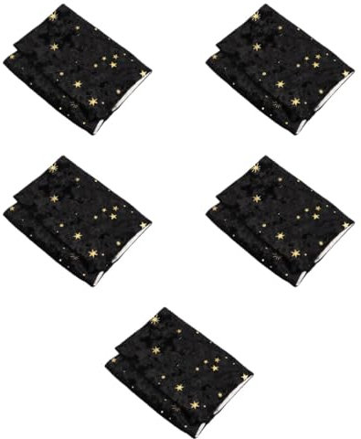 NUOBESTY 5stücke Buchhülle Goldprägung Elegante Schutzhülle Für Tagebuch Und Notizbuch Langlebiger Stoff Schützt Ecken Und Cover Für Schüler Und Notizliebhaber