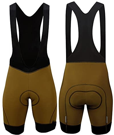 Salopette Ciclismo Pantaloni estivi in bicicletta da uomo Pantaloni estivi gel bici corta biciclette for biciclette traspirabili pantaloni ciclistici da uomo sotto usura ( Color : Khaki , Size : 3X-La