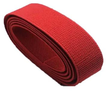 ELSKBRUN Correas elásticas de 5 metros, 3cm de ancho, cinturón elástico plano, banda de goma para la cintura, accesorios de costura para ropa Diy, Rojo, 30mm