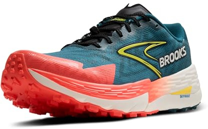 Brooks Men's Catamount 4 Speed Trail Running Shoe - Legion Blue/Celestial/Flame - 10.5 Medium