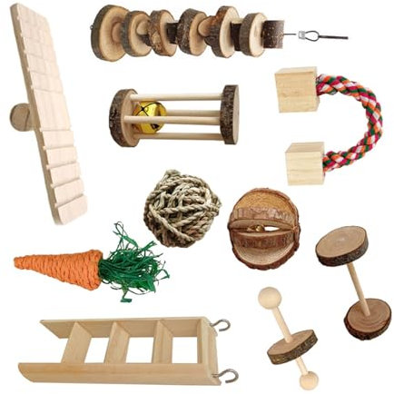 Mumuve Haustier Vogel Kauspielzeug Holzblock Cluster Für Nymphensittiche Kakadus Zähneknirschen Perfekt Für Käfigvögel Vogel Kauspielzeug Für Sittiche