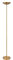 LUCIDE ZENITH - Lámpara de suelo - Ø 25,4 cm - LED Regul. - 1x20W 3000K - Oro mate/Latón