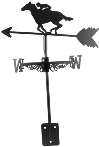 SUPVOX Girouette de Jardin Métal Indicateur de Vent pour Cour Girouette pour Abris de Jardin Indicateur de Direction du Vent