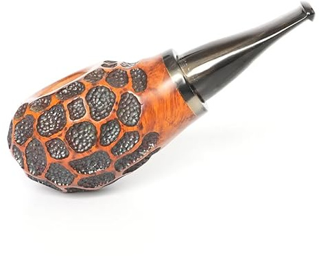 Heysong Pipe en bruyère méditerranéenne fabriquée à la main en bois AA70064s3c2n
