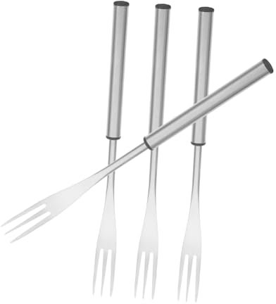 Alipis 4pezzi Forchette Per Fonduta in Acciaio Per Fonduta Formaggio e Cioccolato Per Dessert Frutta e Per Uso e Speciali