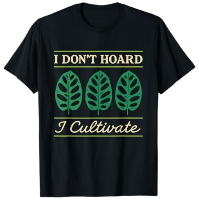 Monstera Obliqua Rare Plant Collector Leaf Lover Indoor Gift T-Shirt