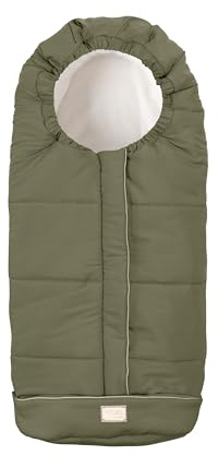 Nuvita 9545 Junior City | Sacco Universale per Passeggino | Perfetto per Bambini da 6 a 36 Mesi (100 cm) | Tessuto Vellutato e Massimo Comfort per il Tuo Bambino fino a -10°C | Verde Salvia