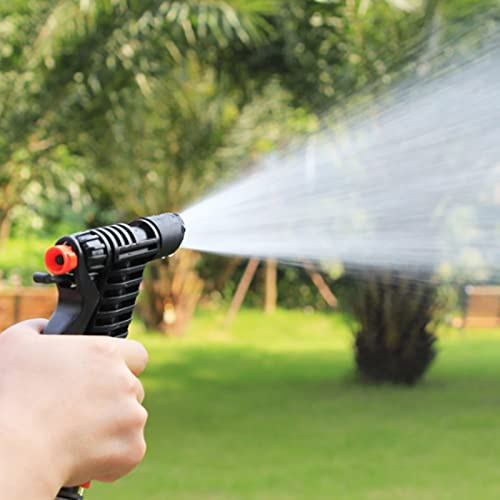 Cocoarm Boquilla de Pulverización de Presión de Agua de la Manguera de Jardín, Resorte de Acero Inoxidable, Dos Modos de Pulverización, Conexión a Prueba de Fugas, Perfecta para el Lavado de