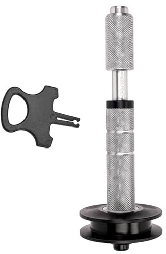 Pocoiau Fixateurs de nettoyage de chaîne de vélos en alliage d'aluminium pour vélo - Support de lavage virtuel pour volant d'inertie durable